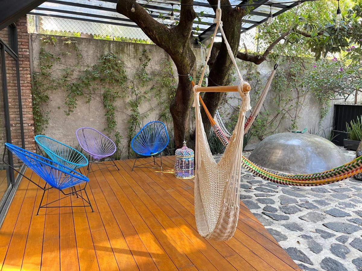 Villa Mi Refugio San Angel Mexiko-Stadt Exterior foto